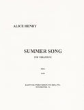 Summer Song (E to M, 2 to 3)