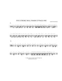 Percussion Warm Up Exercises Set #1 (single copy)