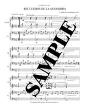 Recuerdos de la Alhambra (piano/marimba) Grade 3