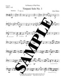 Timpani Solo No. 1 Grade 3 (Digital Copy)