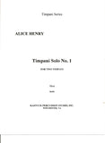 Timpani Solo No. 1 Grade 3 (Digital Copy)